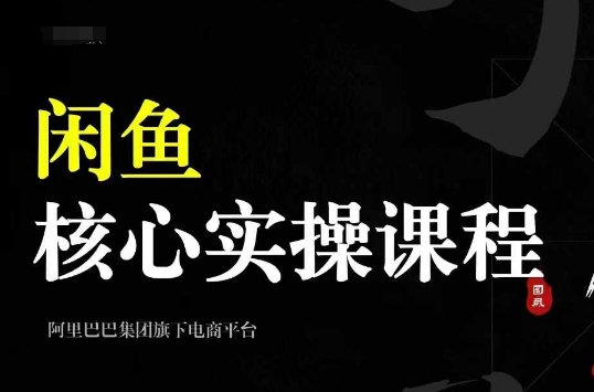 2024闲鱼核心实操课程，从养号、选品、发布、销售，教你做一个出单的闲鱼号-HEIXMI（中国站）