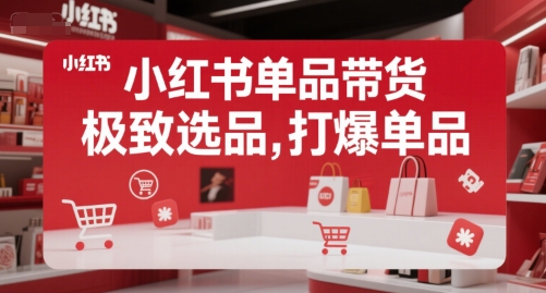 小红书单品带货，极致选品，打爆单品-HEIXMI（中国站）