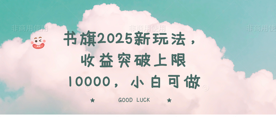 书旗2025新玩法，收益突破上限10000，小白可做-HEIXMI（中国站）