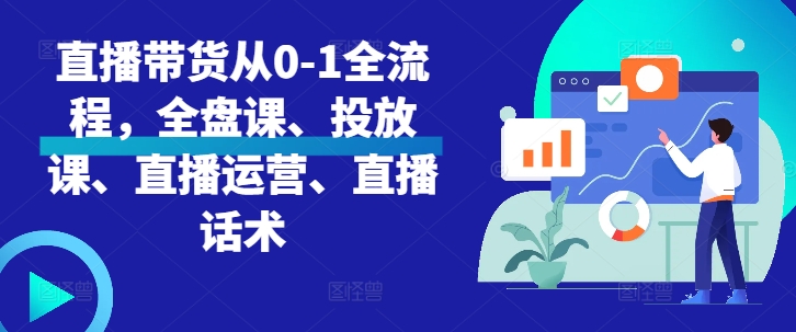 直播带货从0-1全流程，全盘课、投放课、直播运营、直播话术-HEIXMI（中国站）