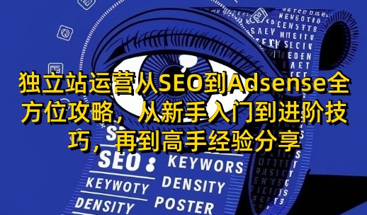 独立站运营从SEO到Adsense全方位攻略，从新手入门到进阶技巧，再到高手经验分享-HEIXMI（中国站）