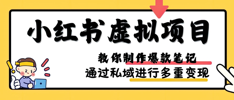 小红书虚拟项目实战，爆款笔记制作，矩阵放大玩法分享-HEIXMI（中国站）
