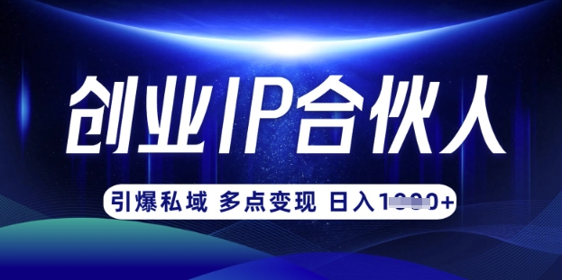 云帆·创业ip合伙人打造3.0，从0到1教你做网创，实现月入过W-HEIXMI（中国站）