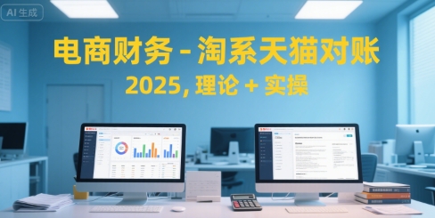 电商财务-淘系天猫对账2025，理论+实操-HEIXMI（中国站）
