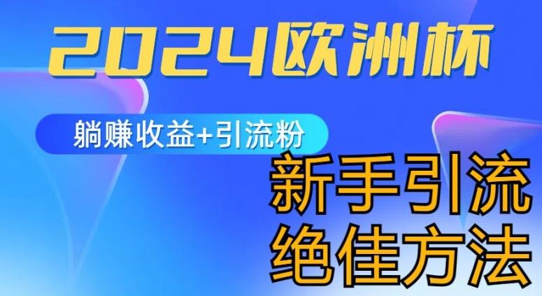 2024欧洲杯风口的玩法及实现收益躺赚+引流粉丝的方法，新手小白绝佳项目【揭秘】-HEIXMI（中国站）