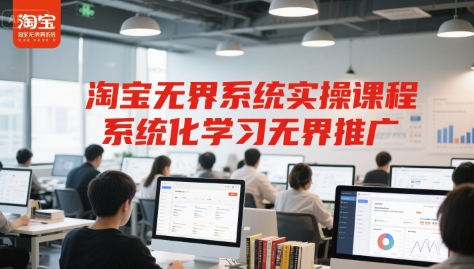淘宝无界系统实操课程，系统化学习无界推广 - HEIXMI（中国站）-HEIXMI（中国站）