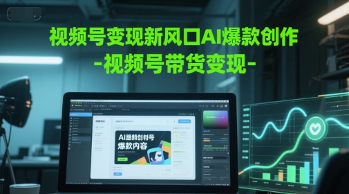 视频号变现新风口AI爆款创作-视频号带货变现 - HEIXMI（中国站）-HEIXMI（中国站）
