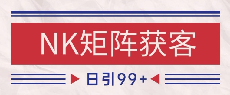 小红书某音NK赛道引流获客 自热矩阵日引200+【揭秘】 - HEIXMI（中国站）-HEIXMI（中国站）