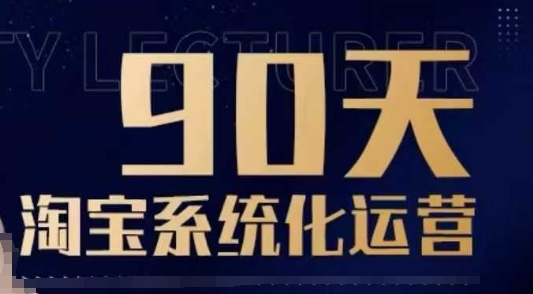 90天淘宝系统化运营，从入门到精通-HEIXMI（中国站）