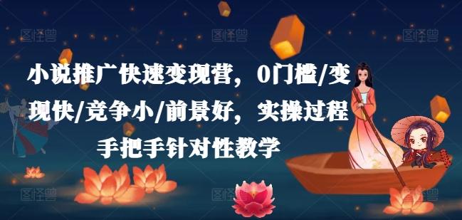 小说推广快速变现营，0门槛/变现快/竞争小/前景好，实操过程手把手针对性教学-HEIXMI（中国站）