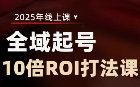 陈十亿·2025全域起号10倍ROI打法课-HEIXMI（中国站）