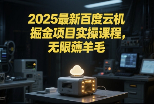 2025最新百度云机掘金项目实操课程单窗口保底5-10元月收益单窗口150+【揭秘】 - HEIXMI（中国站）-HEIXMI（中国站）
