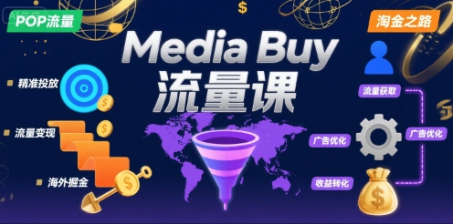 Media Buy之POP流量课，带你开启海外Media Buy淘金之路-HEIXMI（中国站）