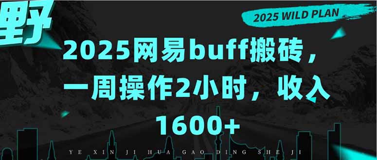 2025网易buff搬砖，一周操作2小时，收入1600+-HEIXMI（中国站）