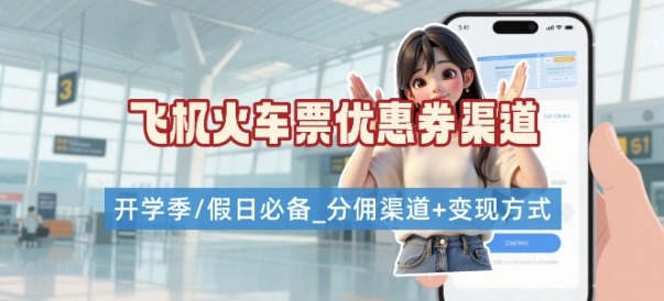 学生党必看！机票火车票优惠券申请渠道 + 项目打法，开学季节日速存-HEIXMI（中国站）