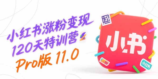 小红书涨粉变现120天特训营Pro版11.0：从0到1掌握平台运营,内容制作和变现-HEIXMI（中国站）