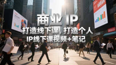 商业IP打造线下课，打造个人 IP线下课视频+笔记-HEIXMI（中国站）