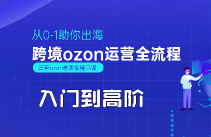 悟空跨境·OZON入门到高阶全流程-HEIXMI（中国站）