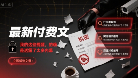 最新付费文：我的这些提醒，的确是透露了太多内幕-HEIXMI（中国站）