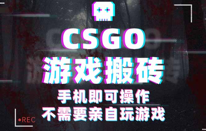 CSGO游戏挂机捡漏，单日扫货500+，年底小高峰上车可吃肉，手机即可操作…-HEIXMI（中国站）