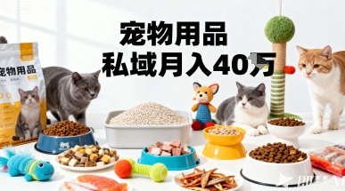 月变现40个！宠物用品私域运营的精准掘金之道玩法-HEIXMI（中国站）