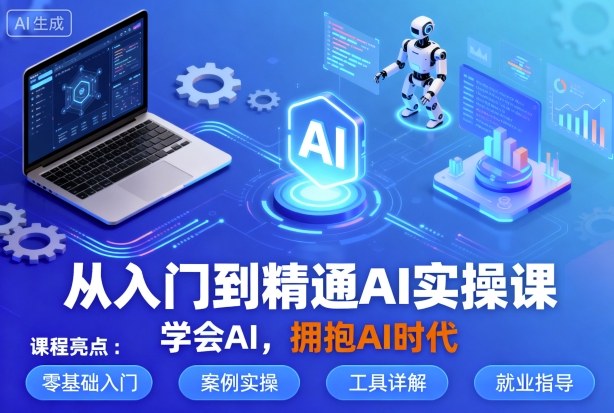 从入门到精通AI实操课，学会AI，拥抱AI时代-HEIXMI（中国站）