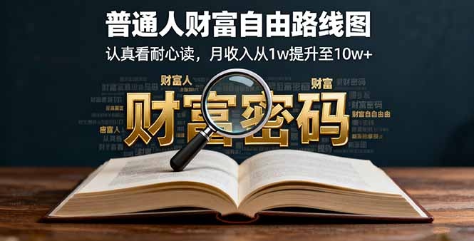 某付费文：普通人财富自由路线图，认真看耐心读，月收入从1w提升至10w+-HEIXMI（中国站）