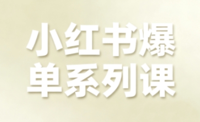 小红书爆单系列课，聚焦小红书电商全链路增长-HEIXMI（中国站）