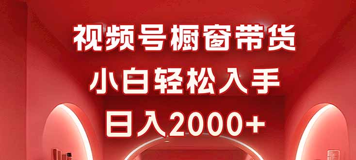 视频号橱窗带货，小白轻松入手，日入2000+-HEIXMI（中国站）