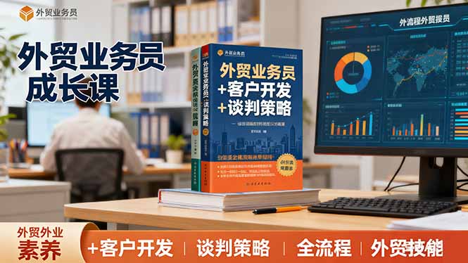 外贸业务员成长课：职业素养+客户开发+谈判策略、掌握全流程外贸技能-HEIXMI（中国站）