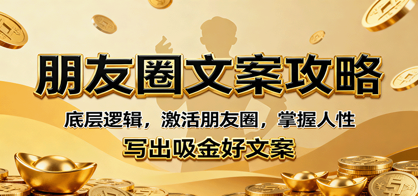 朋友圈文案攻略：底层逻辑，激活朋友圈，掌握人性，写出吸金好文案-HEIXMI（中国站）