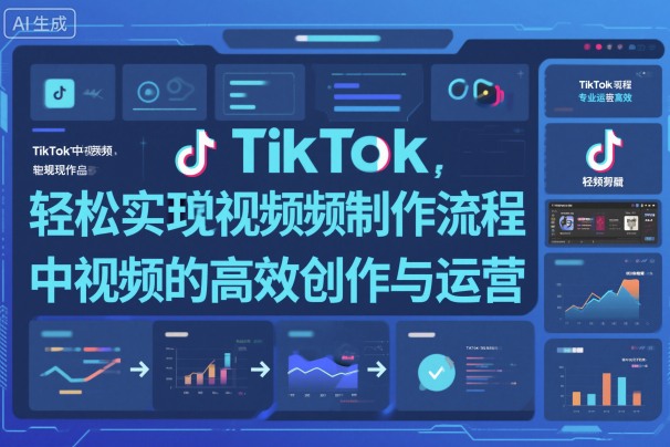TikTok中视频制做流程，轻松实现Tk中视频的高效创作与运营-HEIXMI（中国站）