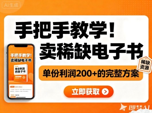 手把手教学！在小红书卖稀缺电子书，单份利润2张+的完整方案-HEIXMI（中国站）