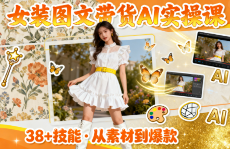 女装图文带货的AI实操课-HEIXMI（中国站）