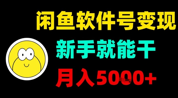 闲鱼软件号变现，新手就能干，月入5k+-HEIXMI（中国站）