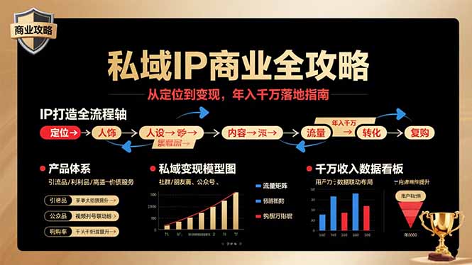私域IP商业全攻略，从定位到变现，年入千万落地指南-HEIXMI（中国站）