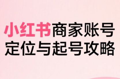 大晴老师·小红书电商全链路实战从定位到爆单(更新8月)-HEIXMI（中国站）