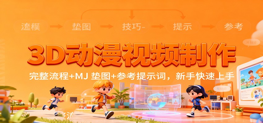 3D动漫视频制作，完整流程+MJ 垫图+参考提示词，新手快速上手-HEIXMI（中国站）