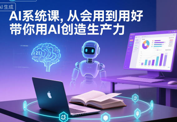 AI系统课，从会用到用好，带你用AI创造生产力-HEIXMI（中国站）
