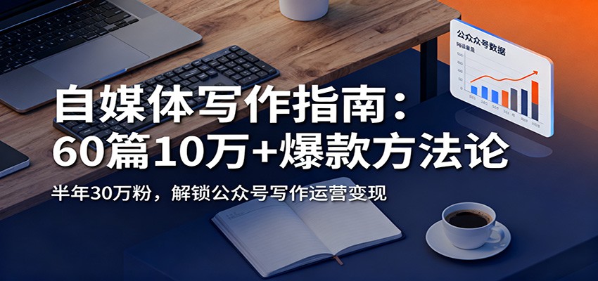 自媒体写作指南：60篇10万+爆款方法论，半年30万粉，解锁公众号写作运营变现-HEIXMI（中国站）