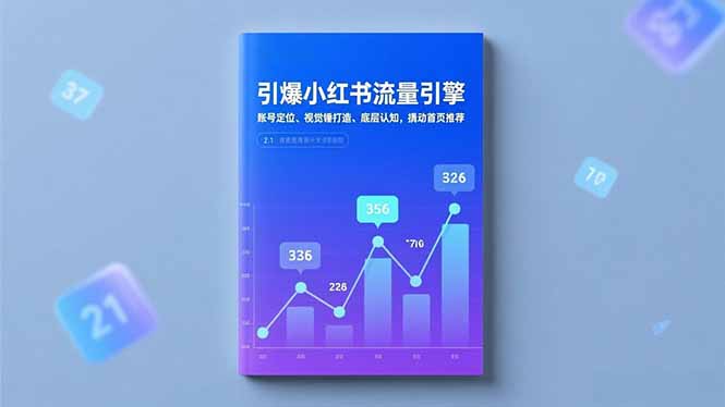 引爆小红书流量引擎，账号定位、视觉锤打造、底层认知，撬动首页推荐-HEIXMI（中国站）