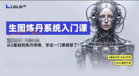 LibLibAI哩布哩布生图炼丹系统入门课，从生图到炼丹，只学这一门就够了-HEIXMI（中国站）