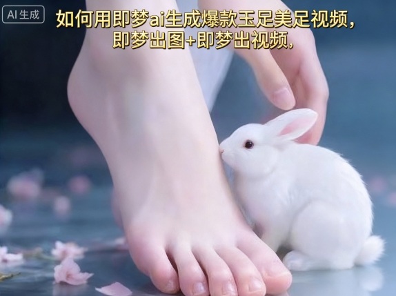 如何用即梦ai生成爆款玉足美足视频，即梦出图+即梦出视频，快速涨粉-HEIXMI（中国站）