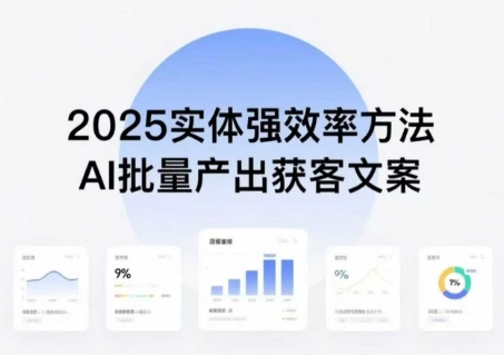实体强效率方法：AI批量产出获客文案，2025年普通人拥抱AI，实现实体创收-HEIXMI（中国站）