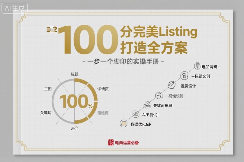 100分完美Listing打造全方案，想要完美listing必须是需要一步一个脚印的-HEIXMI（中国站）