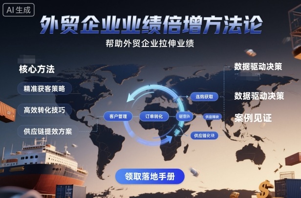 外贸企业业绩倍增方法论，帮助外贸企业拉伸业绩-HEIXMI（中国站）