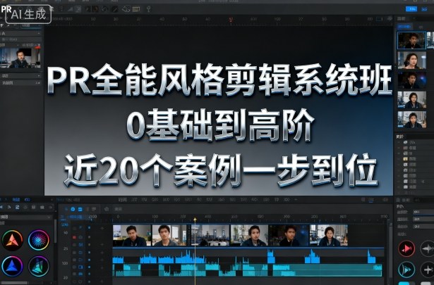 PR全能风格剪辑系统班，0基础到高阶，近20个案例一步到位-HEIXMI（中国站）