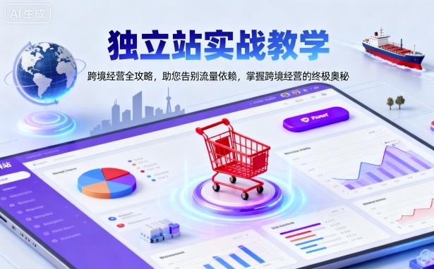 独立站实战教学，跨境经营全攻略，助您告别流量依赖，掌握跨境经营的终极奥-HEIXMI（中国站）