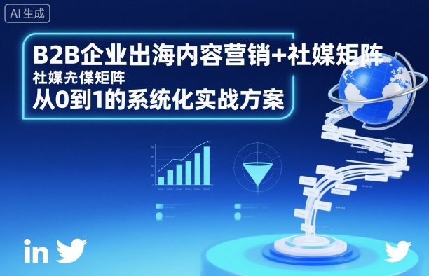 B2B企业出海内容营销+社媒矩阵，从0到1的系统化实战方案-HEIXMI（中国站）