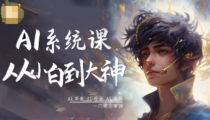 AI系统课程，从小白到大神系统学AI，AI声音-AI绘画-AI视频一门课全掌握-HEIXMI（中国站）
